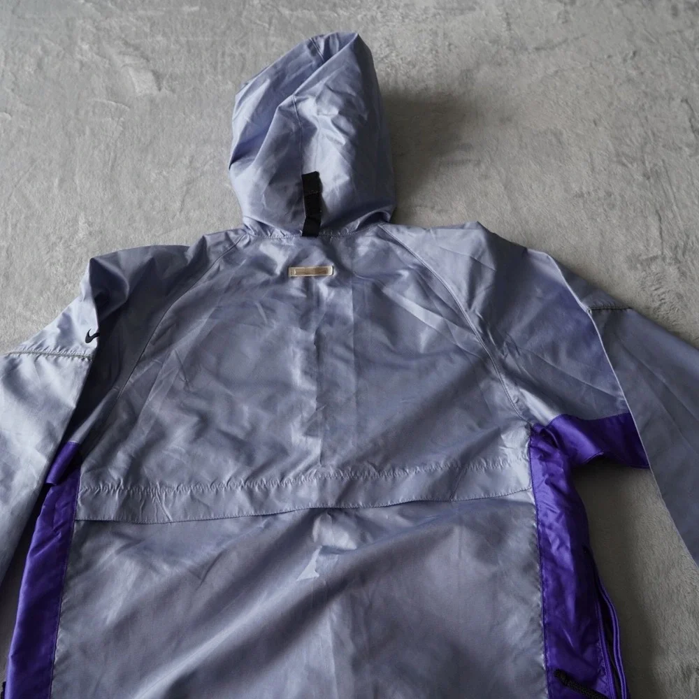 Vintage Nike 90's Quarter Zip Windbreaker Hooded Small‎